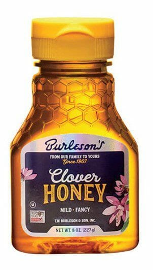 Burlesoms Honey Bottle 8Oz