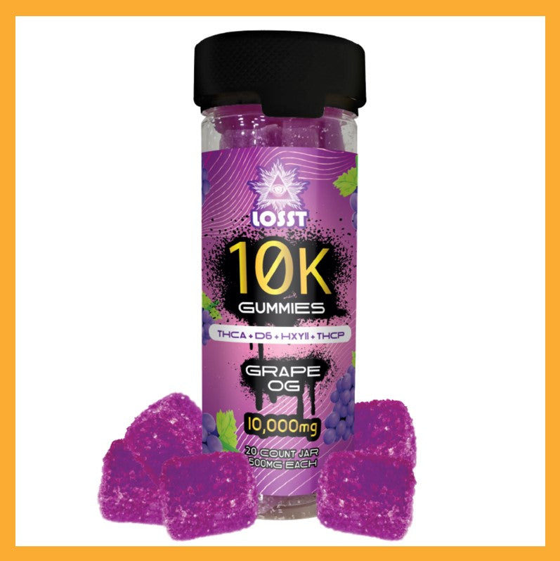 Lost 10K Gummies 1000MG 20 Gummies 1 Jar