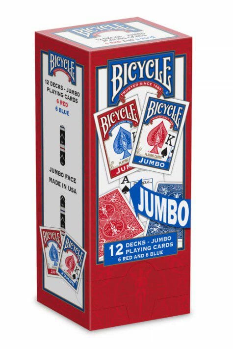Bicycle Jumbo Playing Cards 12CT
