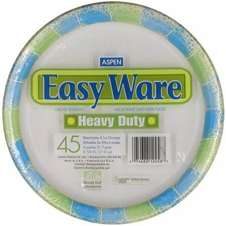 Easy Ware Paper Plates 8.62" 45 CT