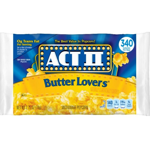 ACT Ii Butter Lover Popcorn