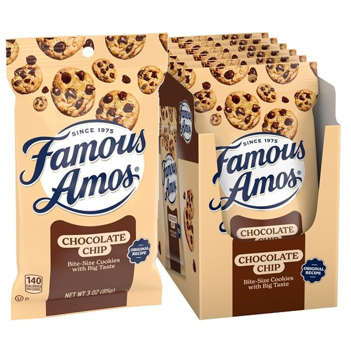 Famous Amos Chocolate Chip 3 Oz 6 CT