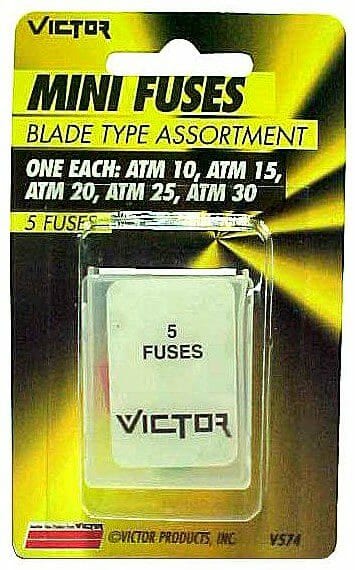 ViCTor Mini Fuses Assorted V574 5Pk 1CT