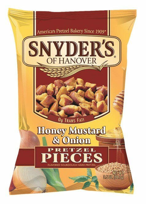 Snyders Honey Mustard & Onion Pretzel 5 Oz