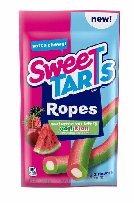 Sweettarts Ropes Watermelon Berry Collision 5 Oz