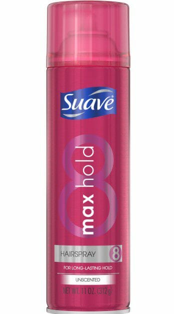 Suave 8 Max Hold Unsented Hairspray 11 Oz