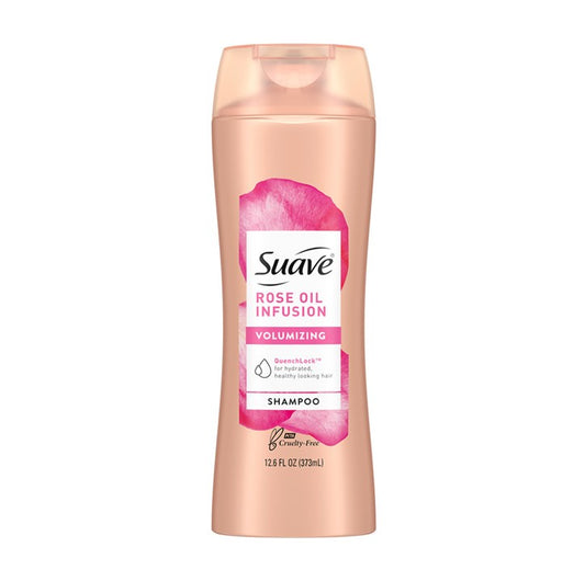 Suave Rose Oil Shampoo 12.6 Oz