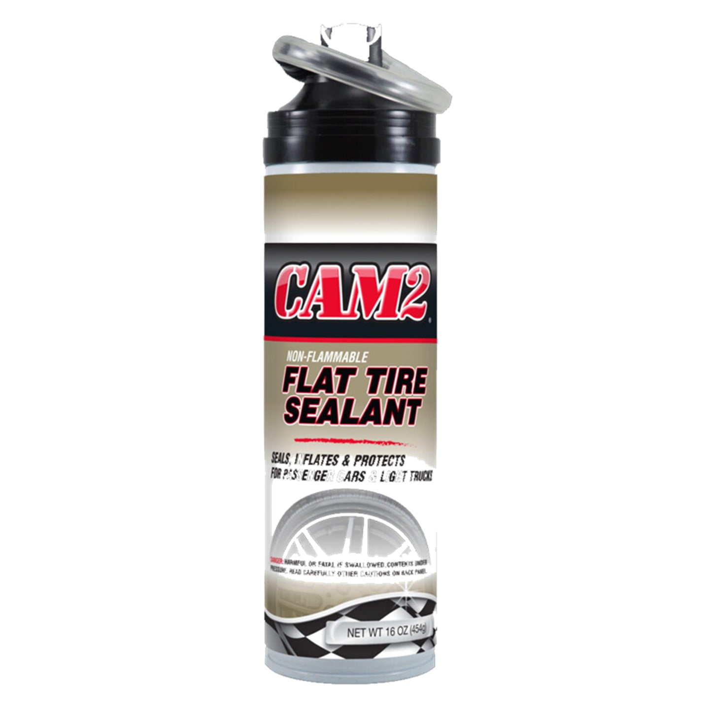 Cam2 Flat Tire Inflat With Hose 16 Oz