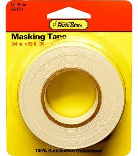 Lil Auto Store Masking Tape 3/4 Inch X 90 Ft 1CT