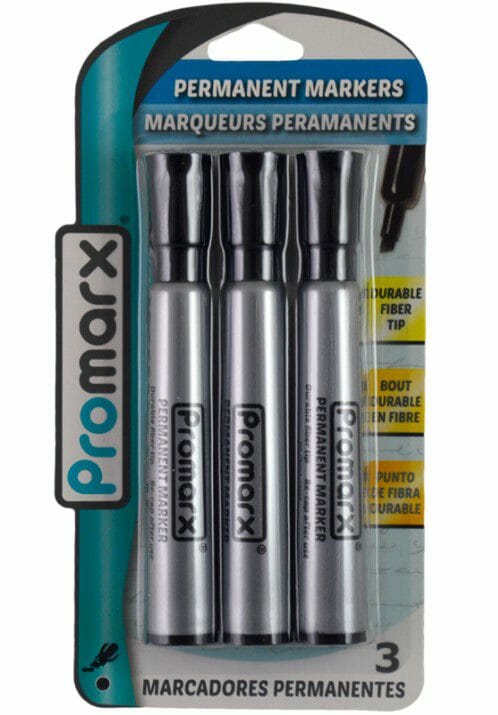 Promax Permanent Markers Black 4Pk 1CT