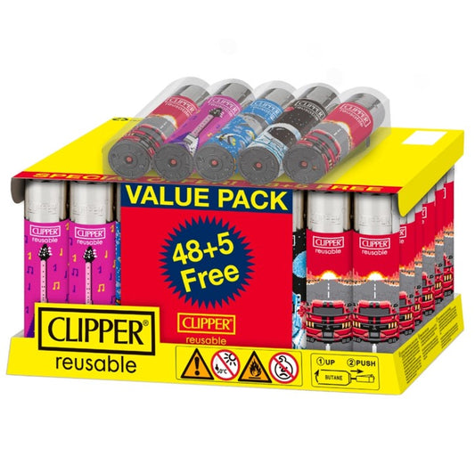 Clipper Lighters 48CT + 5 Free