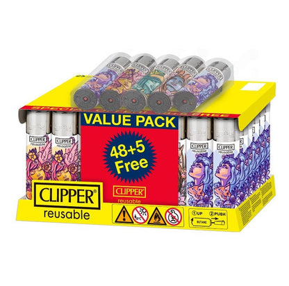 Clipper Lighters 48CT + 5 Free