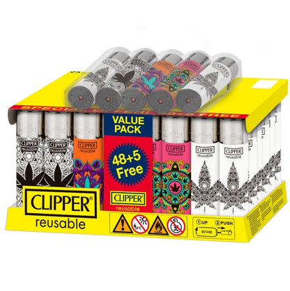 Clipper Lighters 48CT + 5 Free