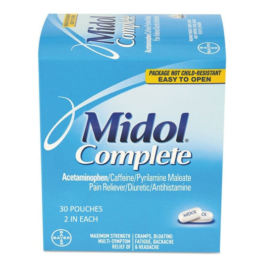 Midol Complete Box 2Pk 30CT