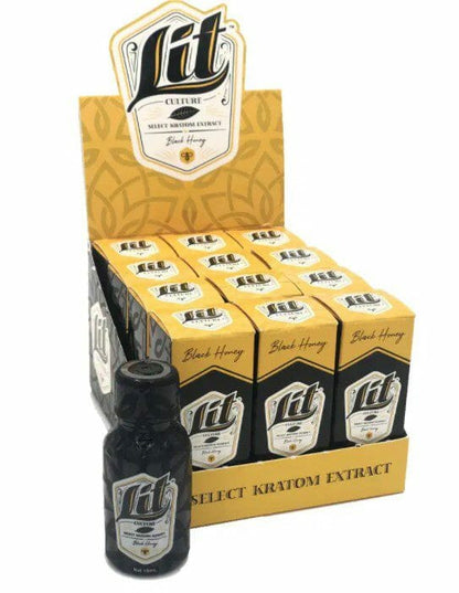 Lit Kratom Extract Black Honey 15ML 12CT