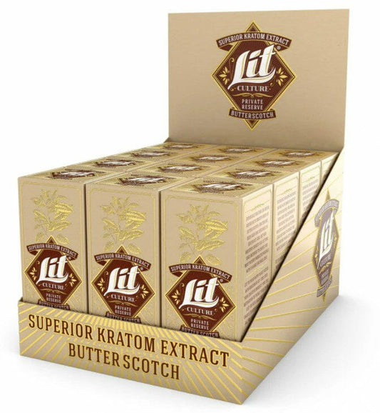 Lit Kratom ExtraCT Butter Scotch 15ML 12CT