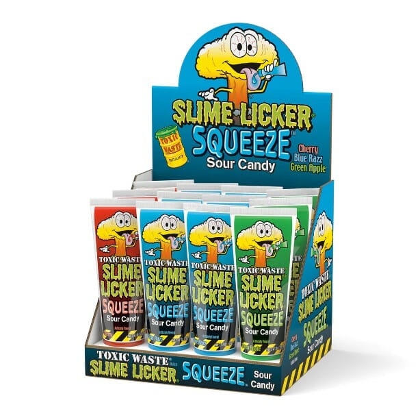 Mega Slime Licker Squeeze Sour 3 Oz 12 CT