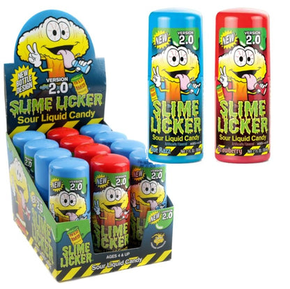 Slime Licker 2.0 Blue Raz & Strawberry 2 Oz 12 CT