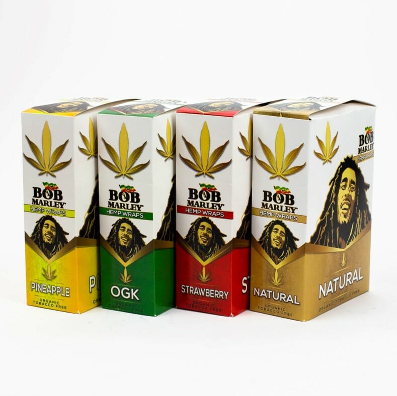 Bob Marley Hemp Wraps 2Pk 25CT