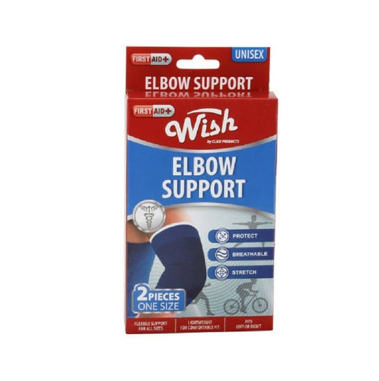 Wish Elbow Support Unisex Fits Right Or Left 2Pk 1 CT