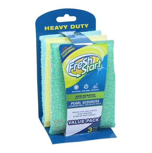 Fresh Start Pearl Scourers 3Pk  1 CT