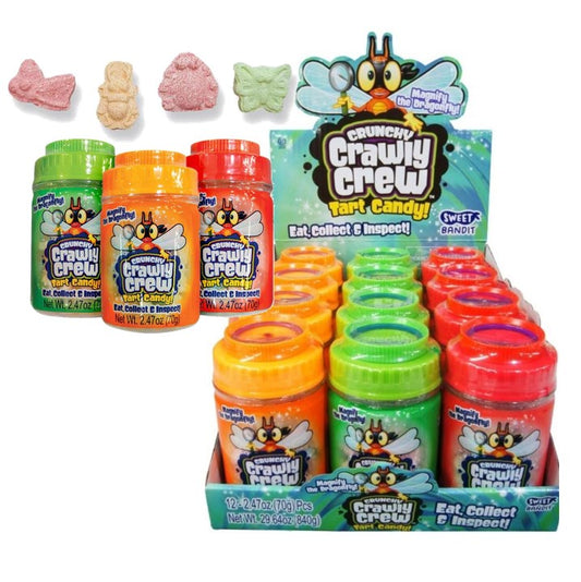 Crunchy Crawly Crew Tangy Candy 2.47 Oz 12 CT