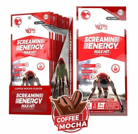 Vital4U Screamin Energy Coffee Mocha 12CT