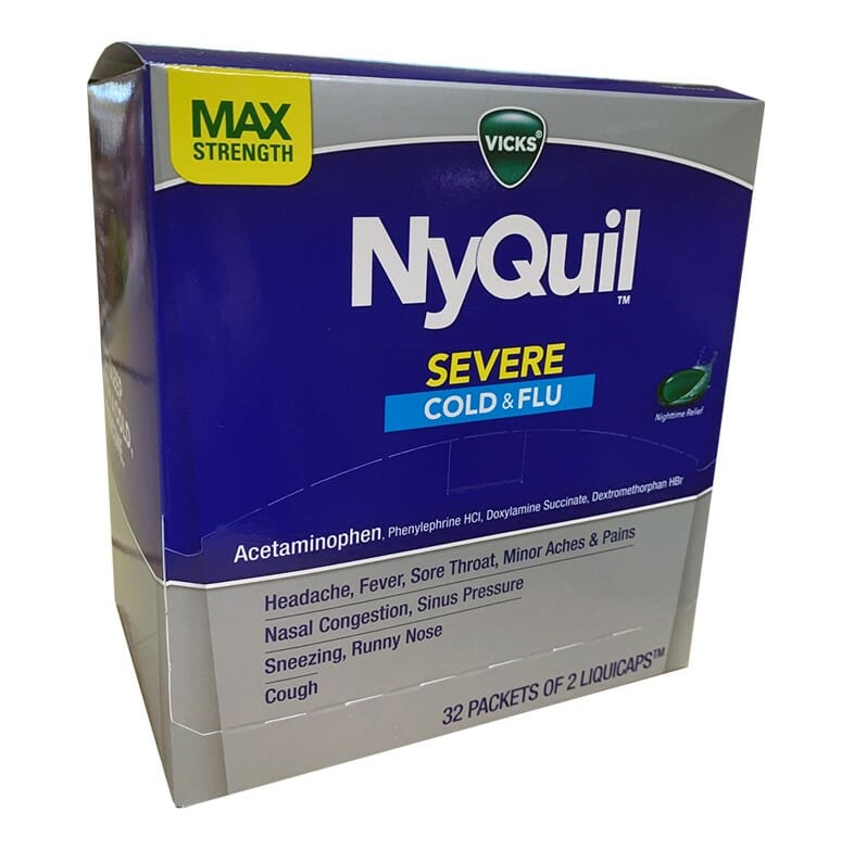 Vicks Dayquil / Nyquil Single Dose Box