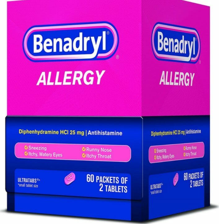 Benadryl Single Dose Box