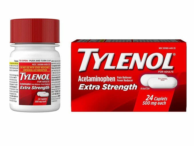 Tylenol Pills Bottle