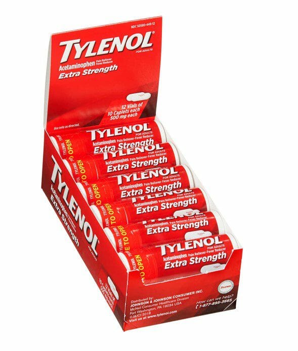 Tylenol Blister Pack