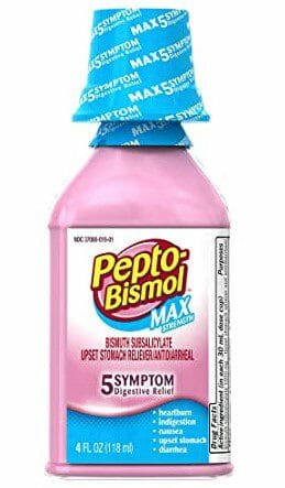 Pepto Bismol Liquid Bottle