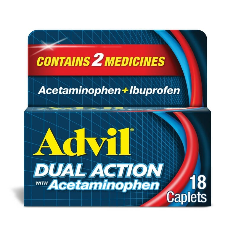 Advil Pills Caplets Bottle