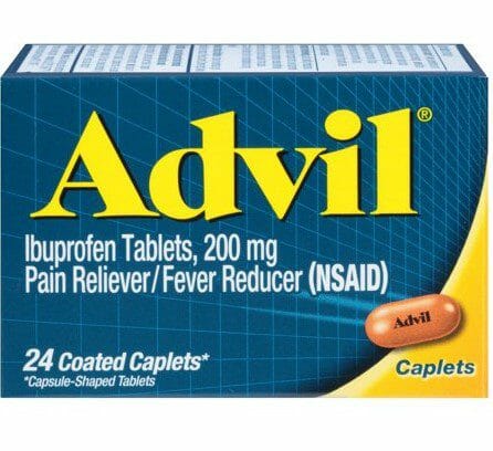 Advil Pills Caplets Bottle