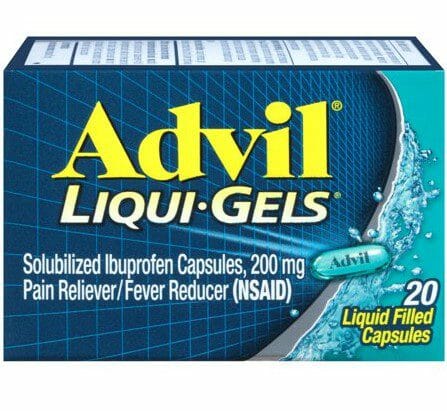 Advil Pills Caplets Bottle