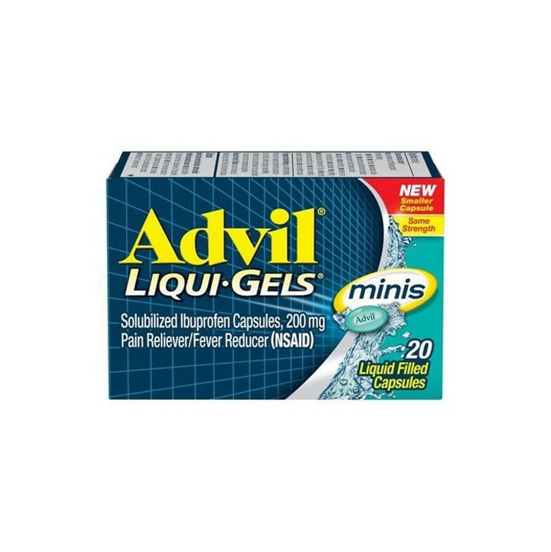 Advil Pills Caplets Bottle