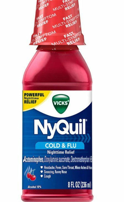 Vicks Dayquil / Nyquil Liquid Bottle