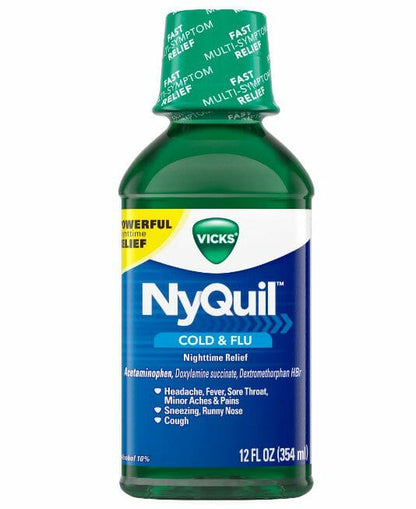 Vicks Dayquil / Nyquil Liquid Bottle