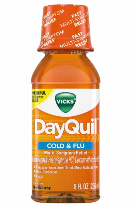 Vicks Dayquil / Nyquil Liquid Bottle