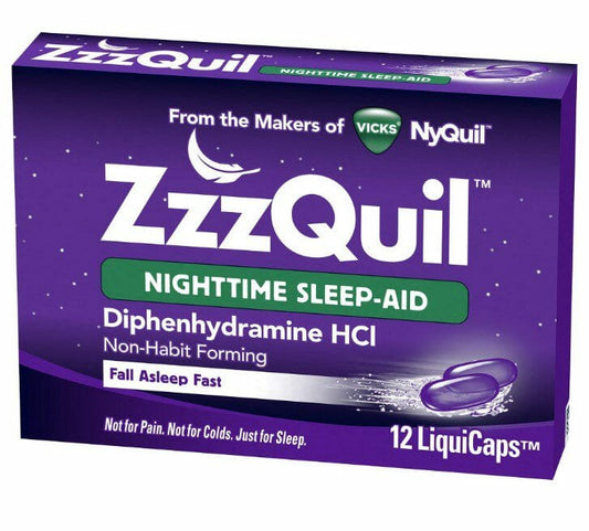 Zzzquil Night Time 12 Liquicaps 1CT