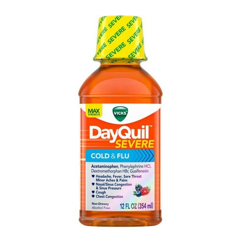 Vicks Dayquil / Nyquil Liquid Bottle