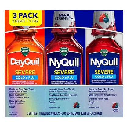 Vicks Dayquil / Nyquil Liquid Bottle