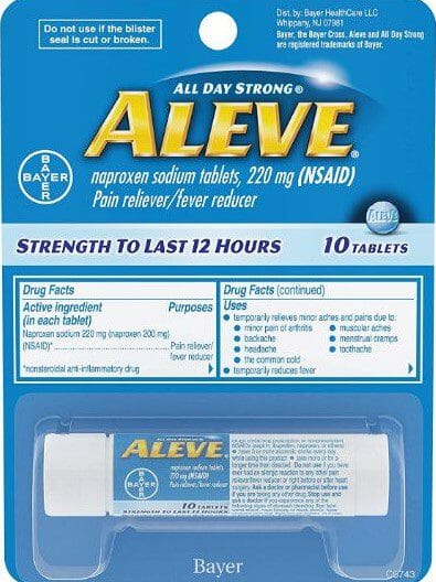 Aleve Tablet Vial Blister 10CT