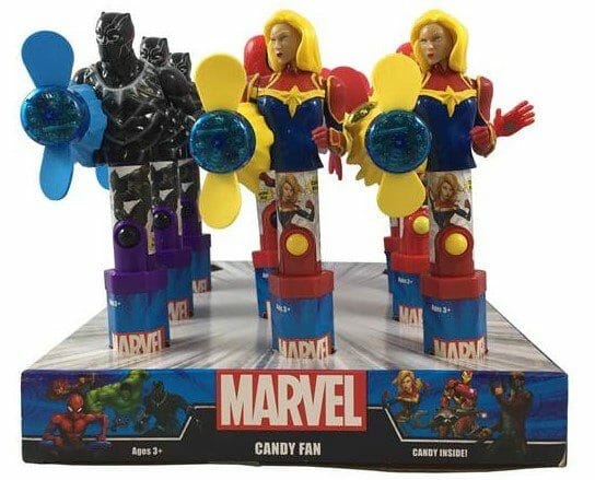 Marvel Avengers Candy Fan 12CT
