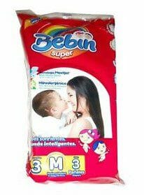 Bebin Super Baby Medium Diaper 3CT