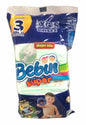 Bebin Super Baby Extra Large Xlg Diaper 3CT