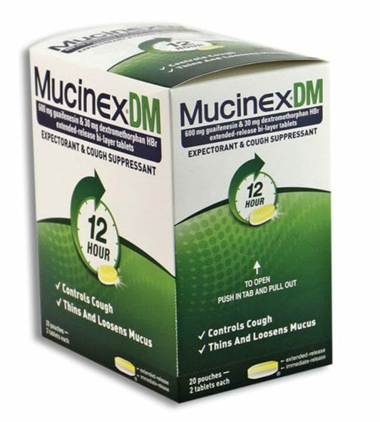 Mucinex Dm ExpeCTorant & Cough 2Pk 20CT