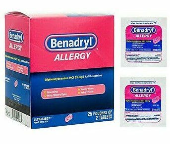 Benadryl Single Dose Box