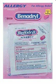 Benadryl Blister Pack