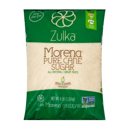 Zulka Morena Pure Cane Sugar 4 Lb